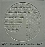 Conversation by keith hunter, Artist Book, Blind embossed