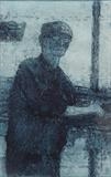 Fishmonger by keith hunter, Artist Print