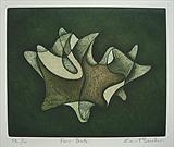 Four Bulls by keith hunter, Artist Print, Two plate etching with aquatint