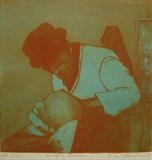 Kirghiz Barber by keith hunter, Artist Print