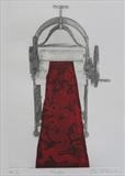 Mangle by keith hunter, Artist Print, 2 plate etching and aquatint