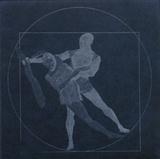 Vitruvian Man revisited - Pas de Deux by keith hunter, Artist Print