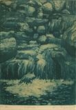 Waterfall by keith hunter, Artist Print, Etching and aquatint