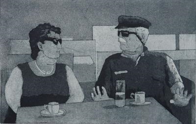 And if you can believe that... by keith hunter, Artist Print, Etching and aquatint