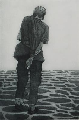 Camo man by keith hunter, Artist Print