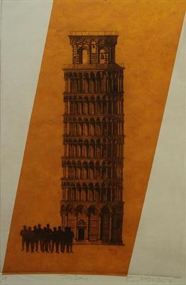Job Done! by keith hunter, Artist Print, Etching with chine colle